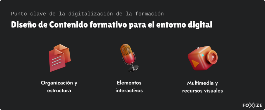 Digitalizar cursos de formación paso 1: Diseño de contenido formativo para el entorno digital