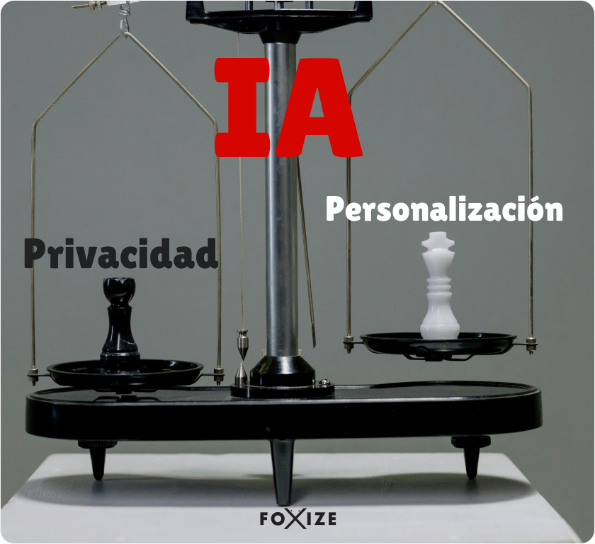 El equilibrio entre Personalización y Privacidad en la implementación de la IA.