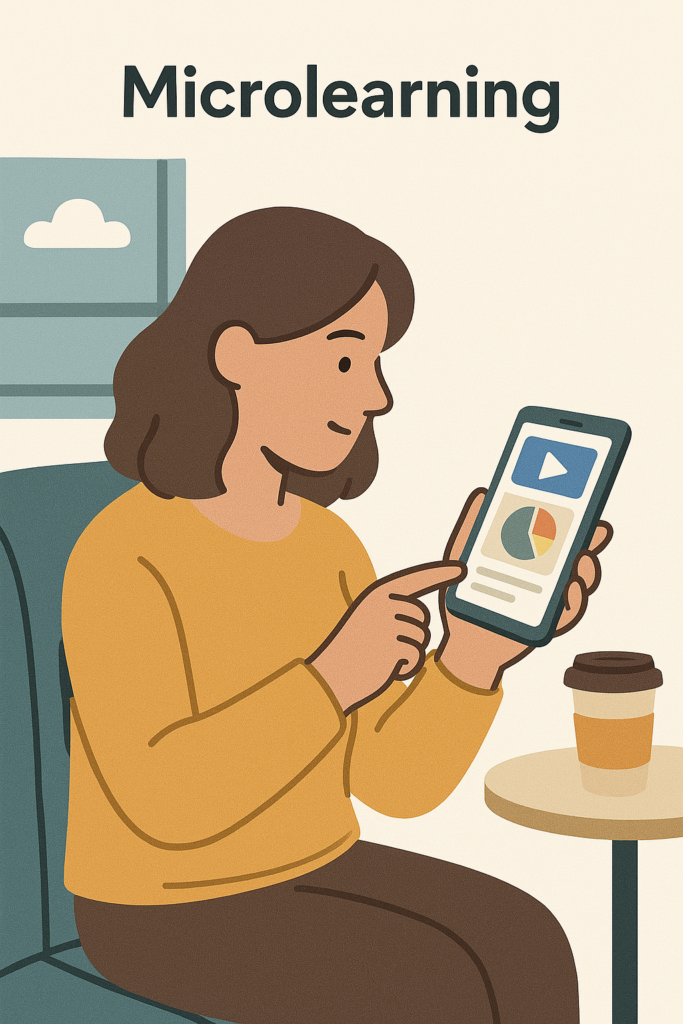 El Microlearning como aprendizaje autónomo gracias a la personalización de la IA.